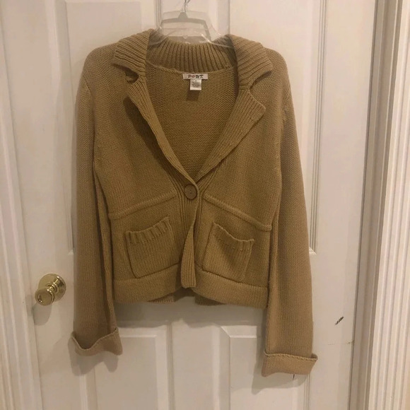 Tan cardigan -size medium - Picture 4 of 4